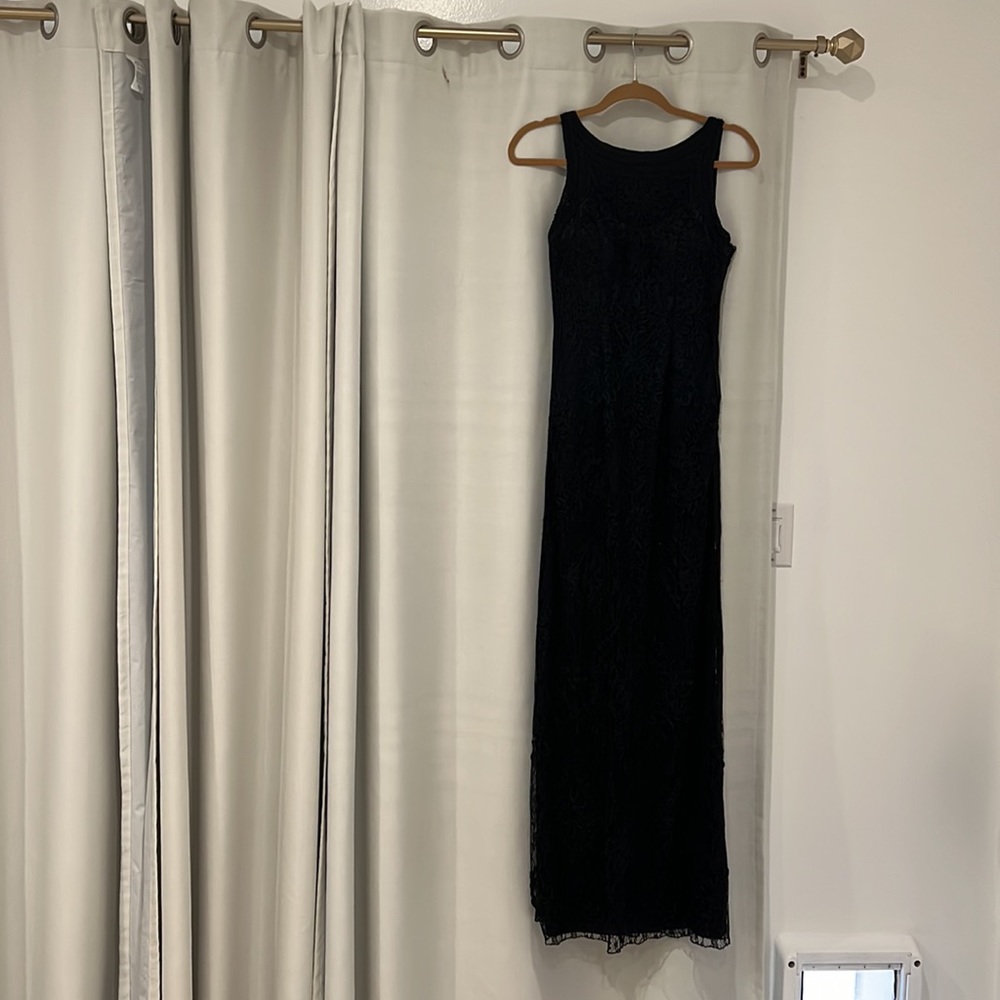Preloved lace black gown